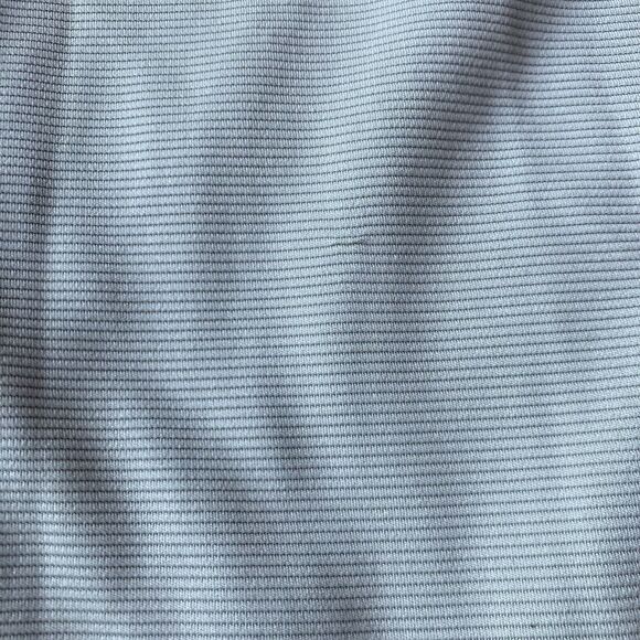 Cubavera Polo Shirt Sz M Mens Green Solid Color Ribbed Polyester Golf Casual - Picture 4 of 6